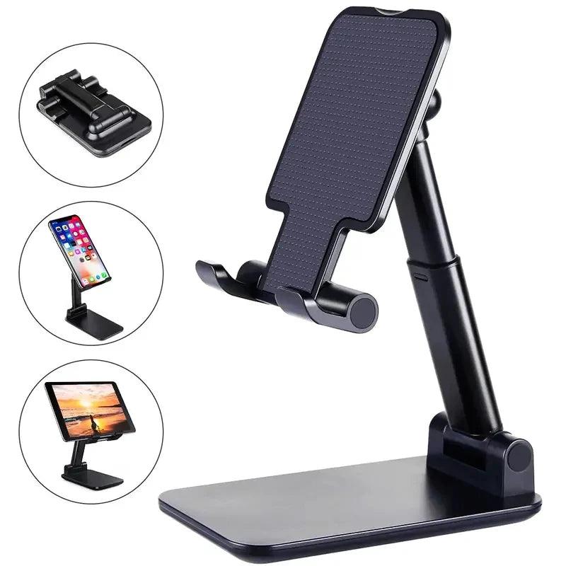 Desk Mobile Phone Holder Stand For IPhone IPad Xiaomi Adjustable Desktop Tablet Holder Universal Table Cell Phone Stand - MANDOTOS