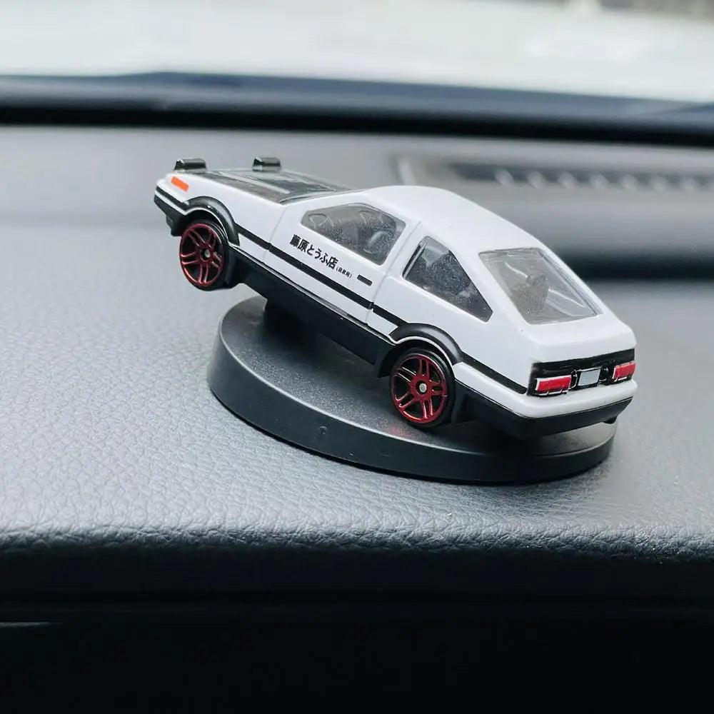 Drift Rotating Auto Turning Gyroscope Alloy AE86 Car Model Interior Center Console Decorative Ornaments Christmas Holiday Gifts - MANDOTOS
