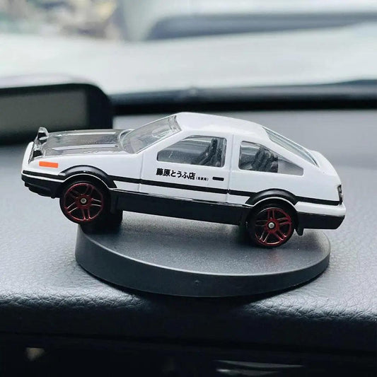 Drift Rotating Auto Turning Gyroscope Alloy AE86 Car Model Interior Center Console Decorative Ornaments Christmas Holiday Gifts - MANDOTOS