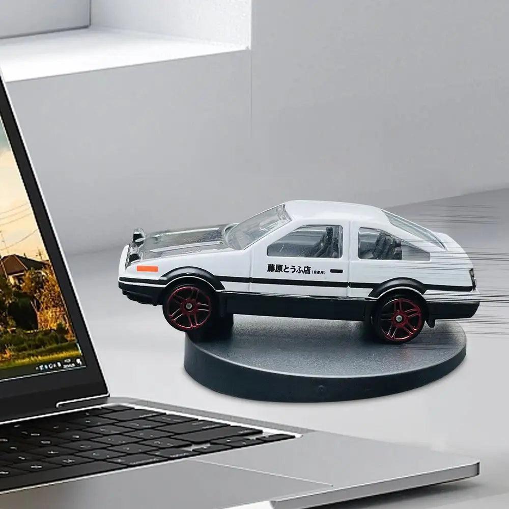 Drift Rotating Auto Turning Gyroscope Alloy AE86 Car Model Interior Center Console Decorative Ornaments Christmas Holiday Gifts - MANDOTOS
