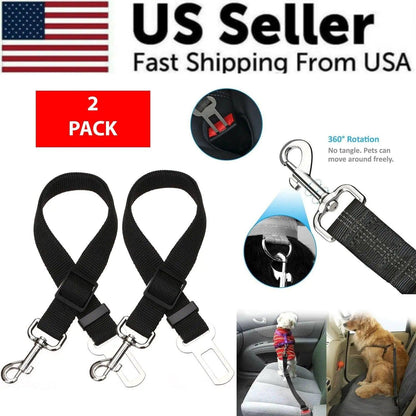 Dual Pet Car Safety Belts - MANDOTOS