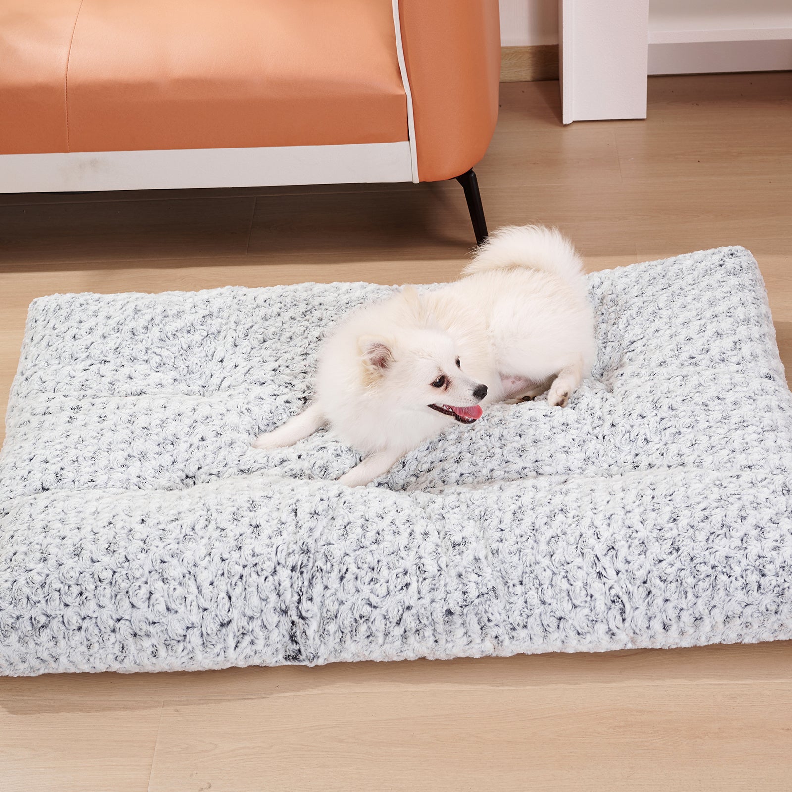 Dog Beds Thickened Rose Velvet Pet Kennel Bed Mat More Cotton Soft Fluffy Washable Dog Bed - MANDOTOS