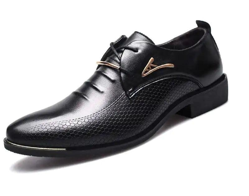 Elegant Leather Business Shoes - MANDOTOS