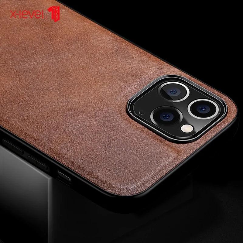 Elegant Leather iPhone Shield - MANDOTOS