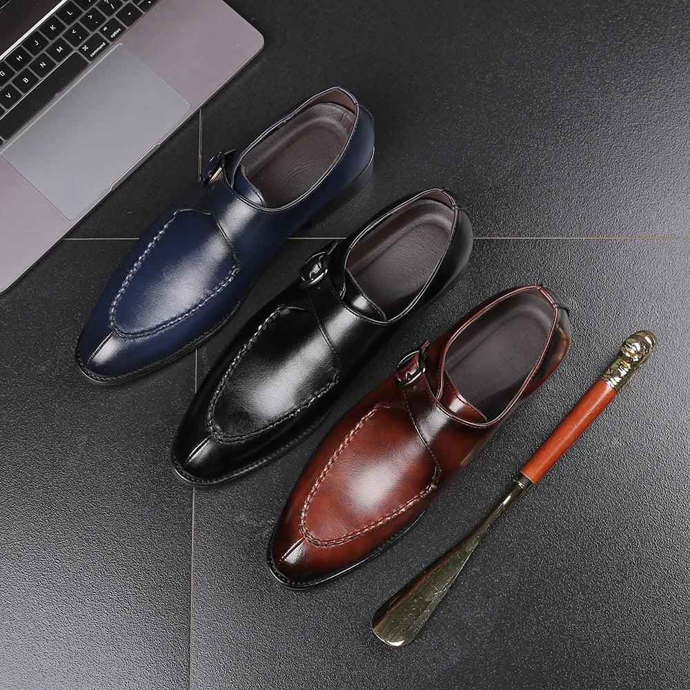 Elegant Leather Oxfords - MANDOTOS