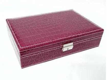 Elegant Leather Vanity Case - MANDOTOS