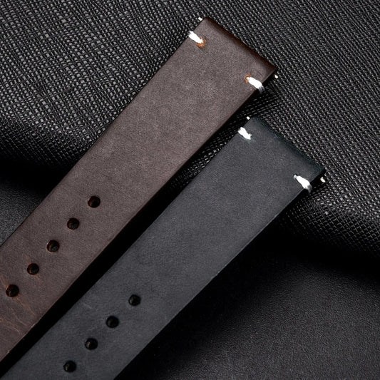 Elegant Leather Watch Band - MANDOTOS