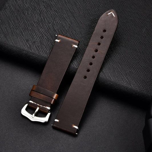 Elegant Leather Watch Band - MANDOTOS