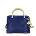 Elisa Leather Handbag -Sapphire - MANDOTOS