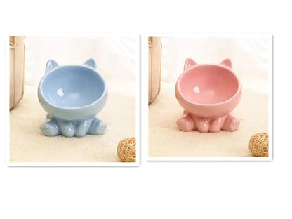 Ergonomic Ceramic Pet Bowl - MANDOTOS