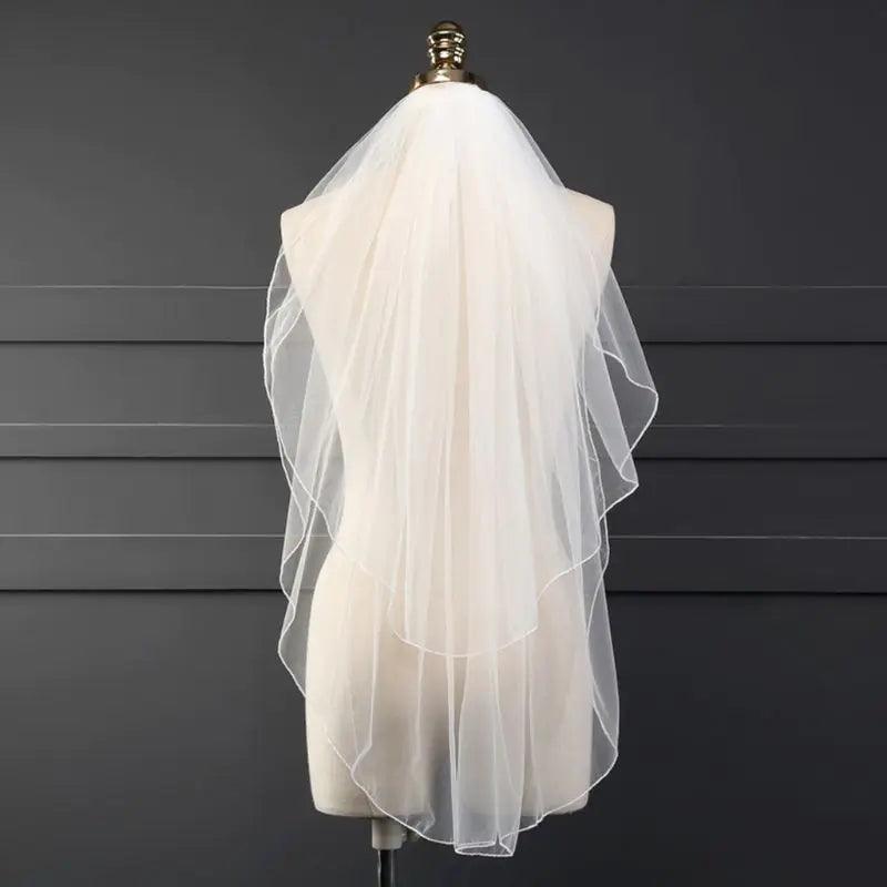 Ethereal Double Tiered Veil - MANDOTOS