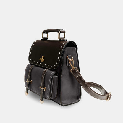 Executive Bee Business Leather Backpack - MANDOTOS