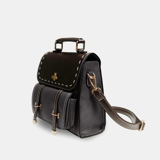 Executive Bee Business Leather Backpack - MANDOTOS