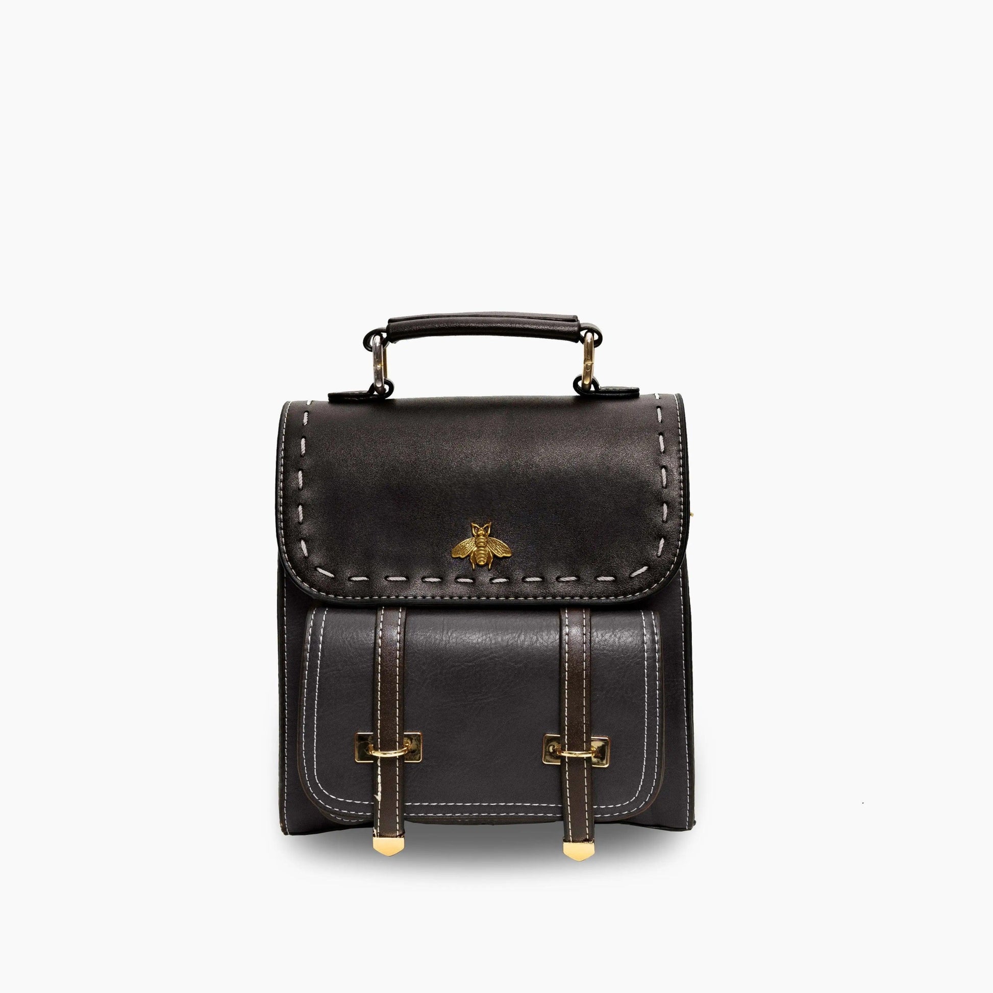 Executive Bee Business Leather Backpack - MANDOTOS