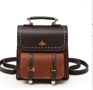 Executive Bee Business Leather Backpack - MANDOTOS