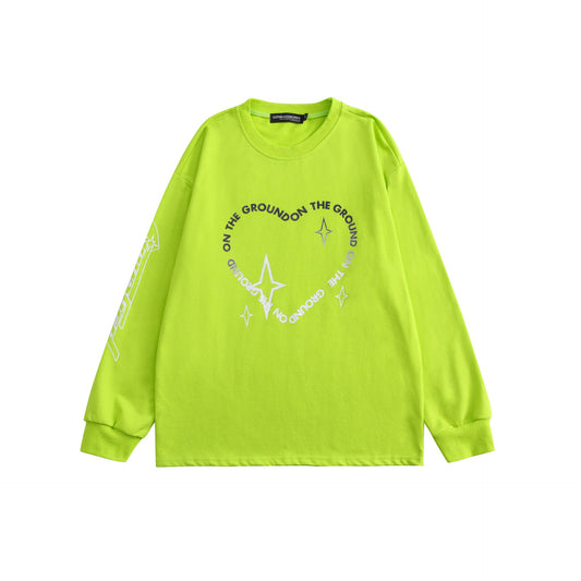 Women's Casual Long Sleeve Heart Tee