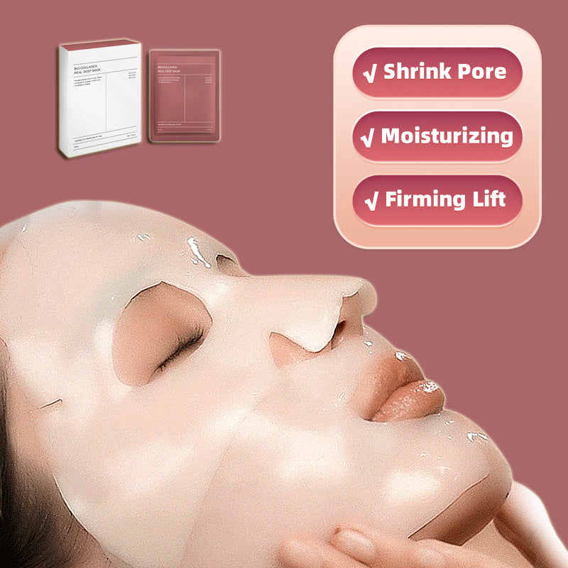 Face Mask Shrink Pore Moisturizing Refreshing Brightening Firming Lift Nourish Skin Care Deep Hydration Moisturizer - MANDOTOS