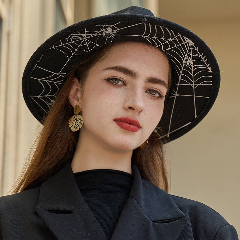 Vintage top hat by FitiqueFit, women's fashion hat in INS style, stylish and elegant hat perfect for fashion-forward outfits.