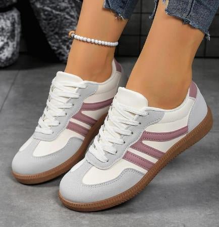 FitiqueFit women's lace-up low-top sneakers in multiple colors, EU sizes 36-42, ideal for training and casual wear.