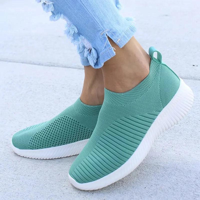 Flat Knitted Shoes - MANDOTOS