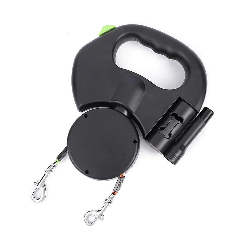 Flexi Dual-Dog Retractable Leash - MANDOTOS