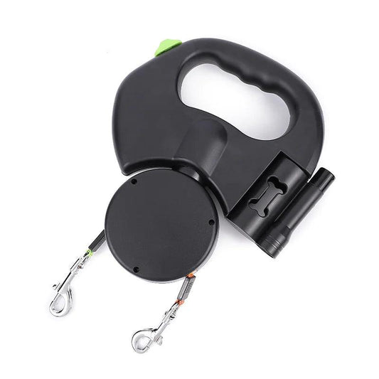 Flexi Dual-Dog Retractable Leash - MANDOTOS