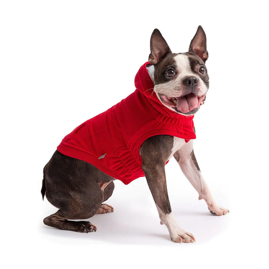 Flexi-Fit Urban Dog Hoodie - Red - MANDOTOS
