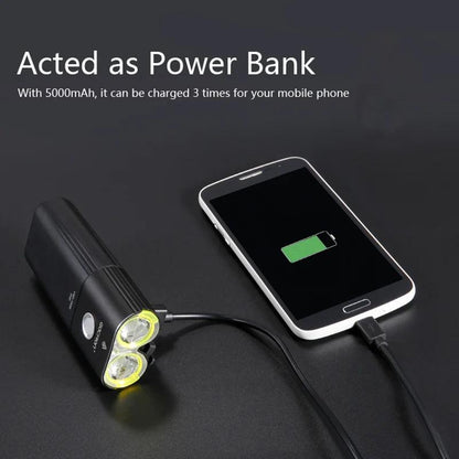 GACIRON 400-1800 Lumens Bicycle Front Light USB Rechargeable Cycling Headlight Flashlight MTB Road Bike Waterproof LED Head Lamp - MANDOTOS