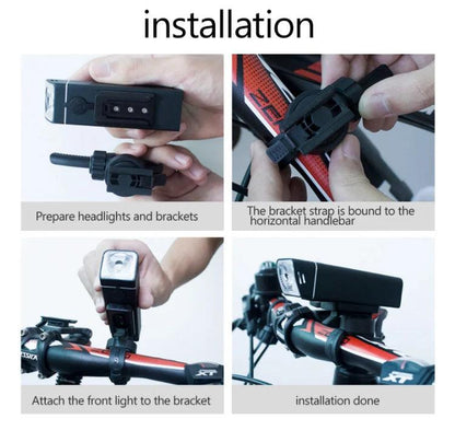 GACIRON 400-1800 Lumens Bicycle Front Light USB Rechargeable Cycling Headlight Flashlight MTB Road Bike Waterproof LED Head Lamp - MANDOTOS