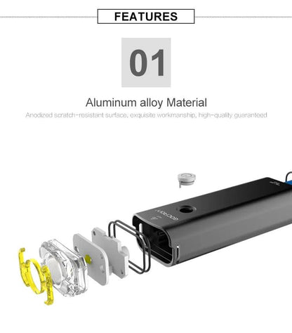 GACIRON 400-1800 Lumens Bicycle Front Light USB Rechargeable Cycling Headlight Flashlight MTB Road Bike Waterproof LED Head Lamp - MANDOTOS