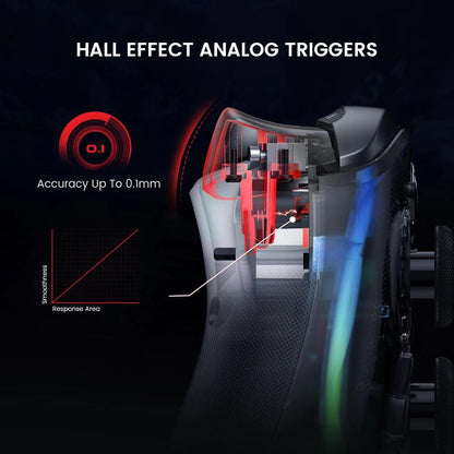 GameSir Kaleid Flux Xbox Controller Wired Gamepad for Xbox Series X, Xbox Series S, Xbox One game console Hall Effect Joystick - MANDOTOS