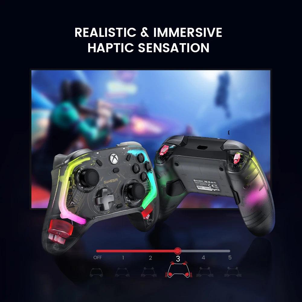 GameSir Kaleid Xbox Controller Wired Gamepad for Xbox Series X, Xbox Series S, Xbox One game console, with Hall Effect Joystick - MANDOTOS