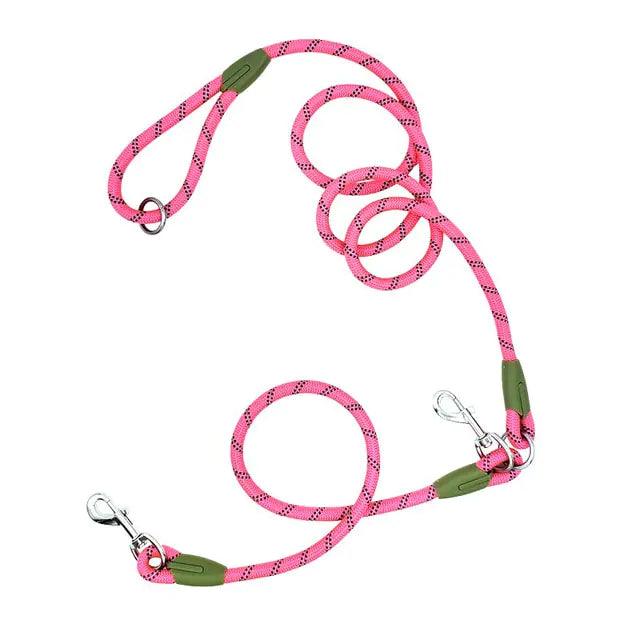 GlowGuide Reflective Nylon Dog Leash - MANDOTOS