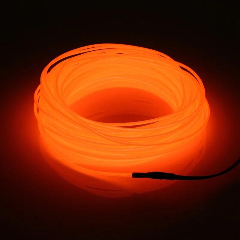 Glowing EL Wire Neon Tube Strings for Decor with Controller - MANDOTOS