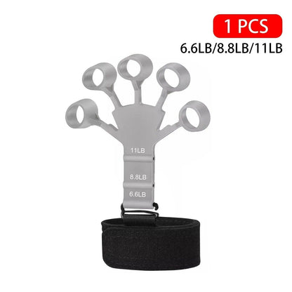Hand Grip Strengthener Physical Tools Guitar Finger Trainer Training and Exercise Gym 6th Level Resistance Gripster Expander - MANDOTOS