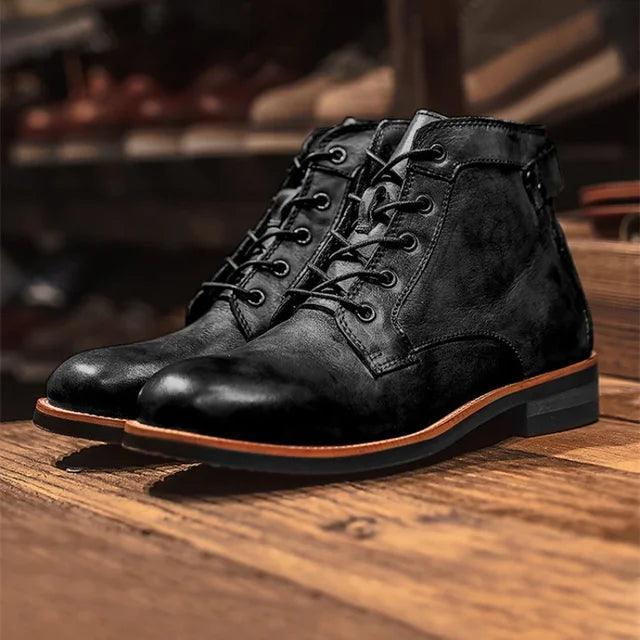 Handmade Leather Men's Boots - MANDOTOS