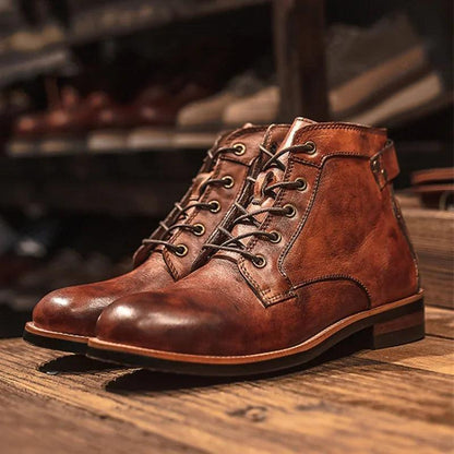 Handmade Leather Men's Boots - MANDOTOS