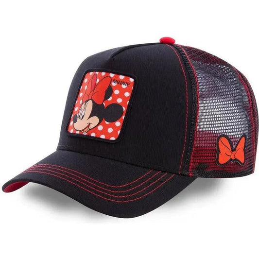 Hot Sale Unisex Anime Cartoon Cap High Quality Embroidered Patch Draw Baseball Cap Male Female Trucker Hat Mesh Hats Sun Hat - MANDOTOS