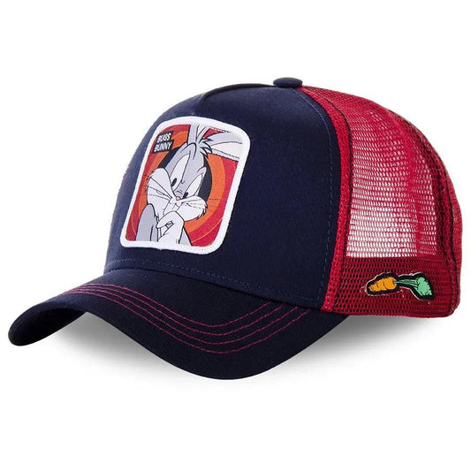 Hot Sale Unisex Anime Cartoon Cap High Quality Embroidered Patch Draw Baseball Cap Male Female Trucker Hat Mesh Hats Sun Hat - MANDOTOS