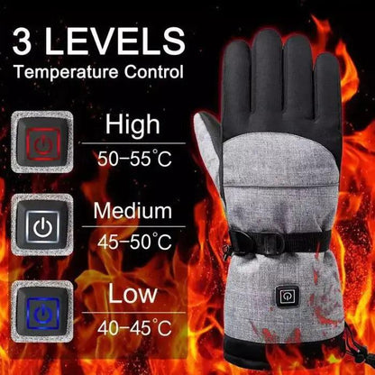Hot Selling Skiing Heating Gloves Motorcycle Riding Electric Touch Screen Rechargeable - MANDOTOS