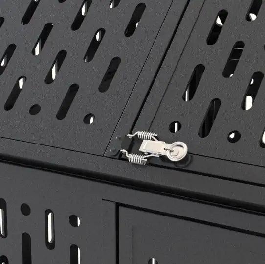 Indestructible 45" Dual-Door Dog Kennel - MANDOTOS