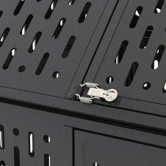 Indestructible 45" Dual-Door Dog Kennel - MANDOTOS