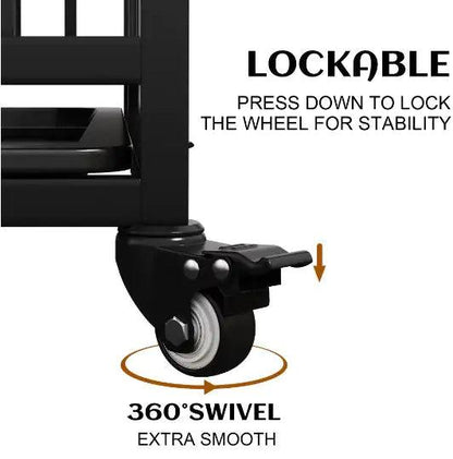 Heavy Duty Double Door Dog Crate with Roof - MANDOTOS