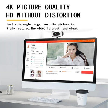 Ultra-Clear 4K Mini Webcam - MANDOTOS