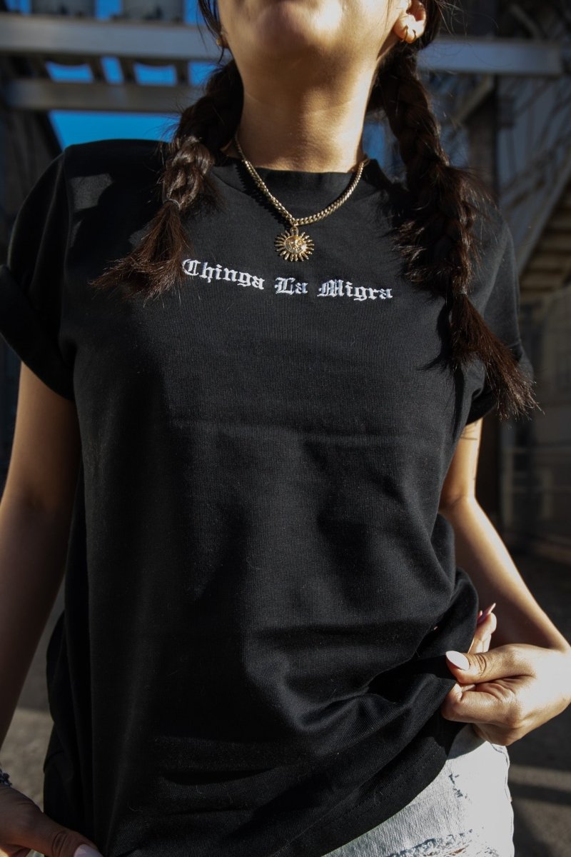 JZD CLM Tee shirt in soft fabric with a classic fit, featuring a simple crew neck and short sleeves.