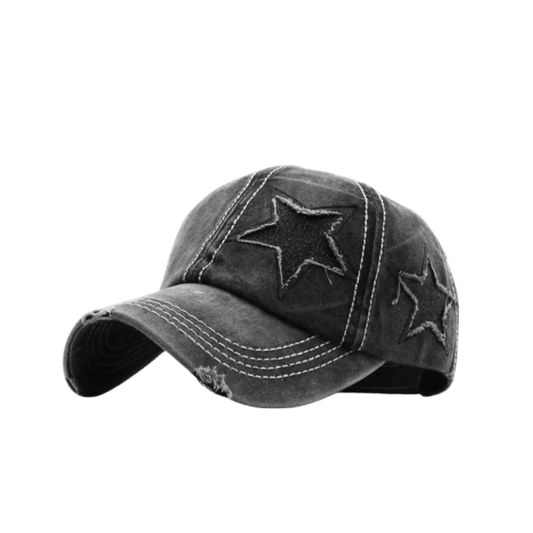 Star Denim Baseball Cap - MANDOTOS