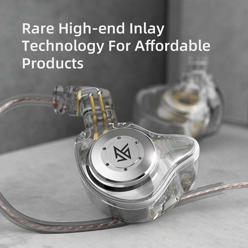 KZ EDX Pro Earphones Dynamic In Ear Monitor HiFi Wired Headphones Bass Stereo Game Music Earplugs Noice Cancelling Headset - MANDOTOS