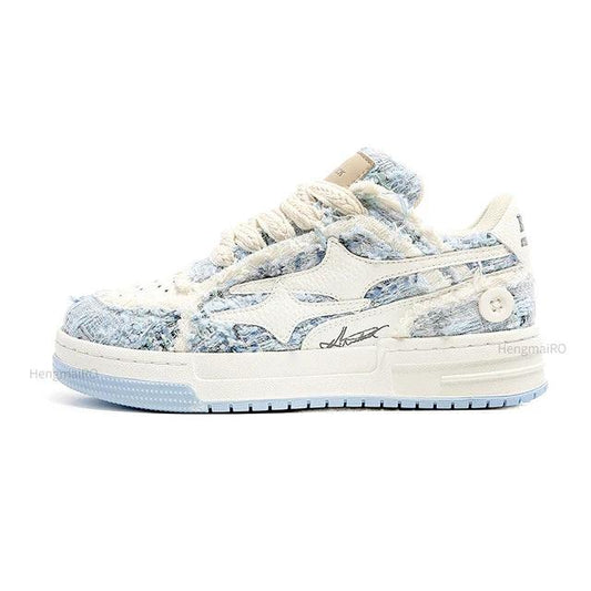 Leather Sneakers Casual Shoes - MANDOTOS