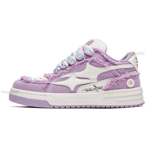 Leather Sneakers Casual Shoes - MANDOTOS