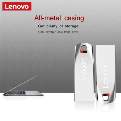 Lenovo 3.0 Pen Drive Metal High Speed Flash Drive 2TB1TB 512GB USB Memory Stick Pen Drive 128GB Suitable for PC/Laptop/PS4 Contr - MANDOTOS